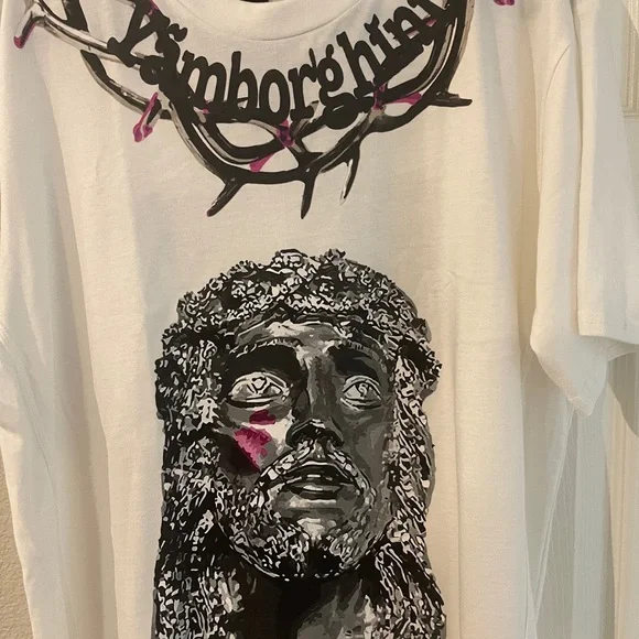 Vlone Yamborghini Yams Day Jesus Piece Tees - Short Sleeve